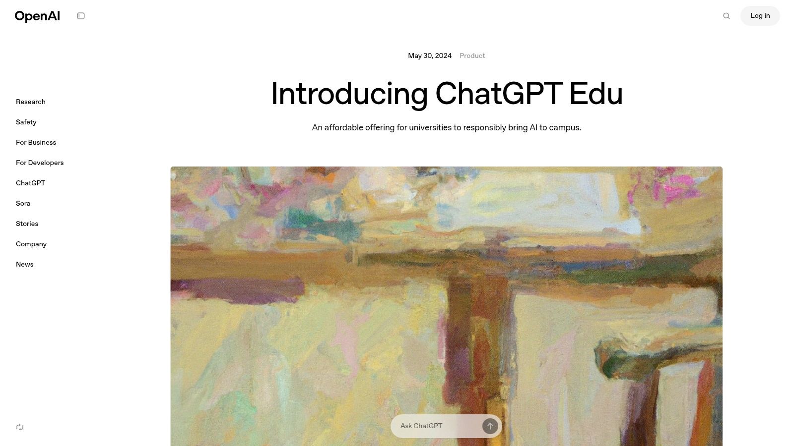 OpenAI — ChatGPT Edu