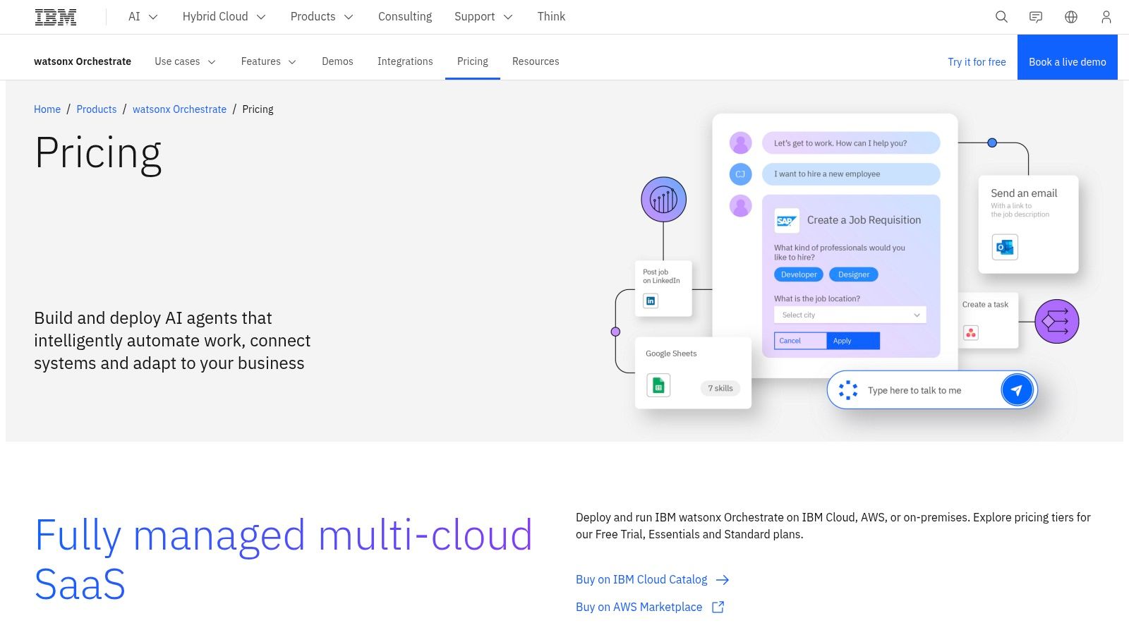 IBM — watsonx Assistant