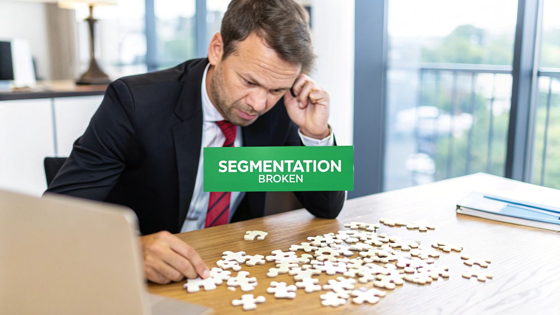 A group of diverse business professionals collaborating around a table, symbolizing the complexity of B2B decision-making.