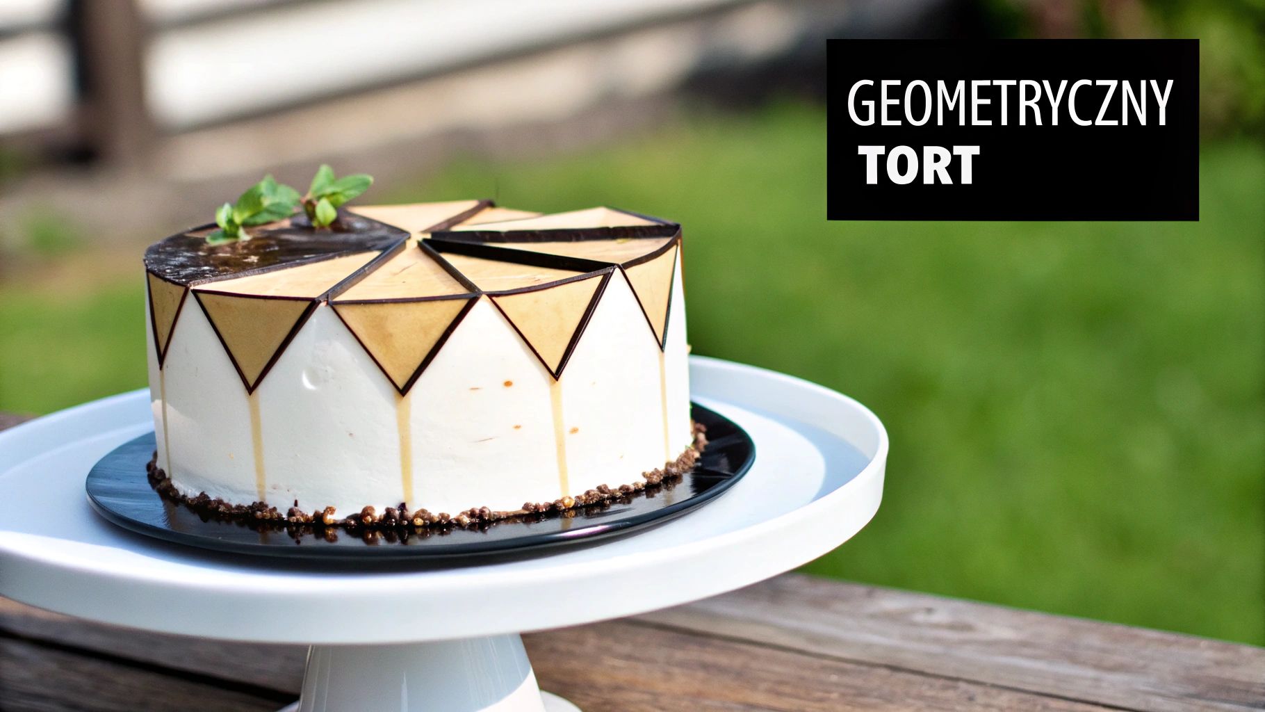Tort Geometryczny z Lustrzanym Wykończeniem
