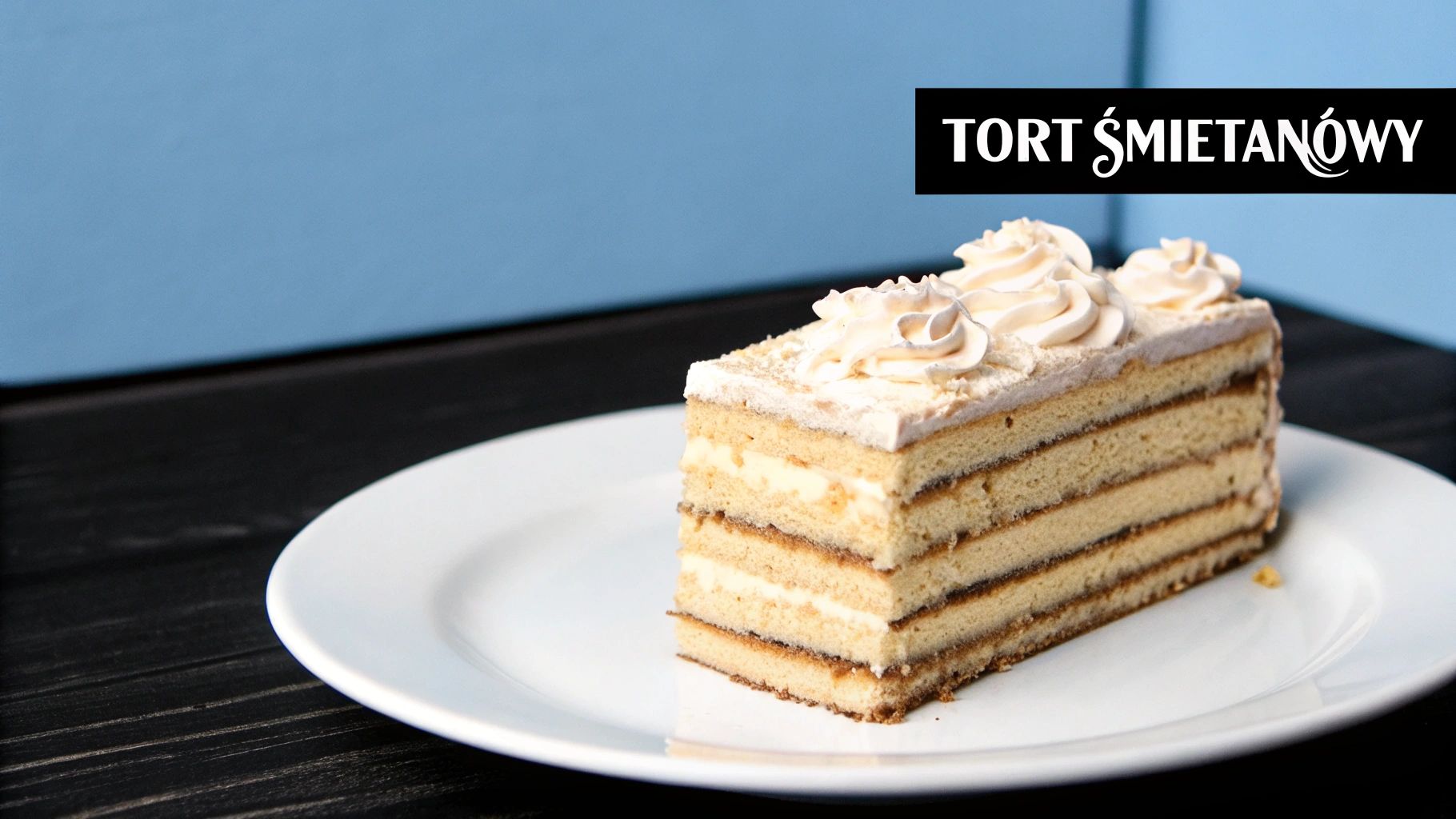 Traditional Polish Cream Torte (Tradycyjny Polski Tort Śmietanowy)