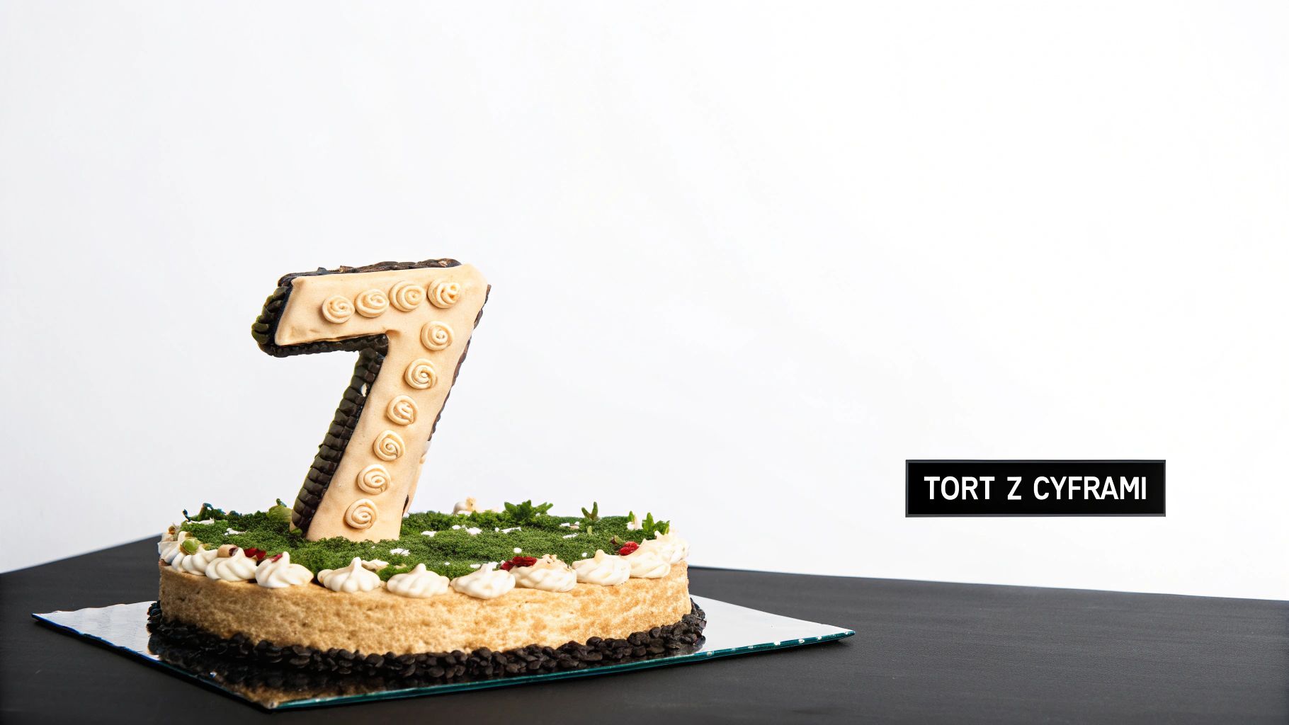 Classic Anniversary Number Cake (Tort z Cyframi Rocznicy)