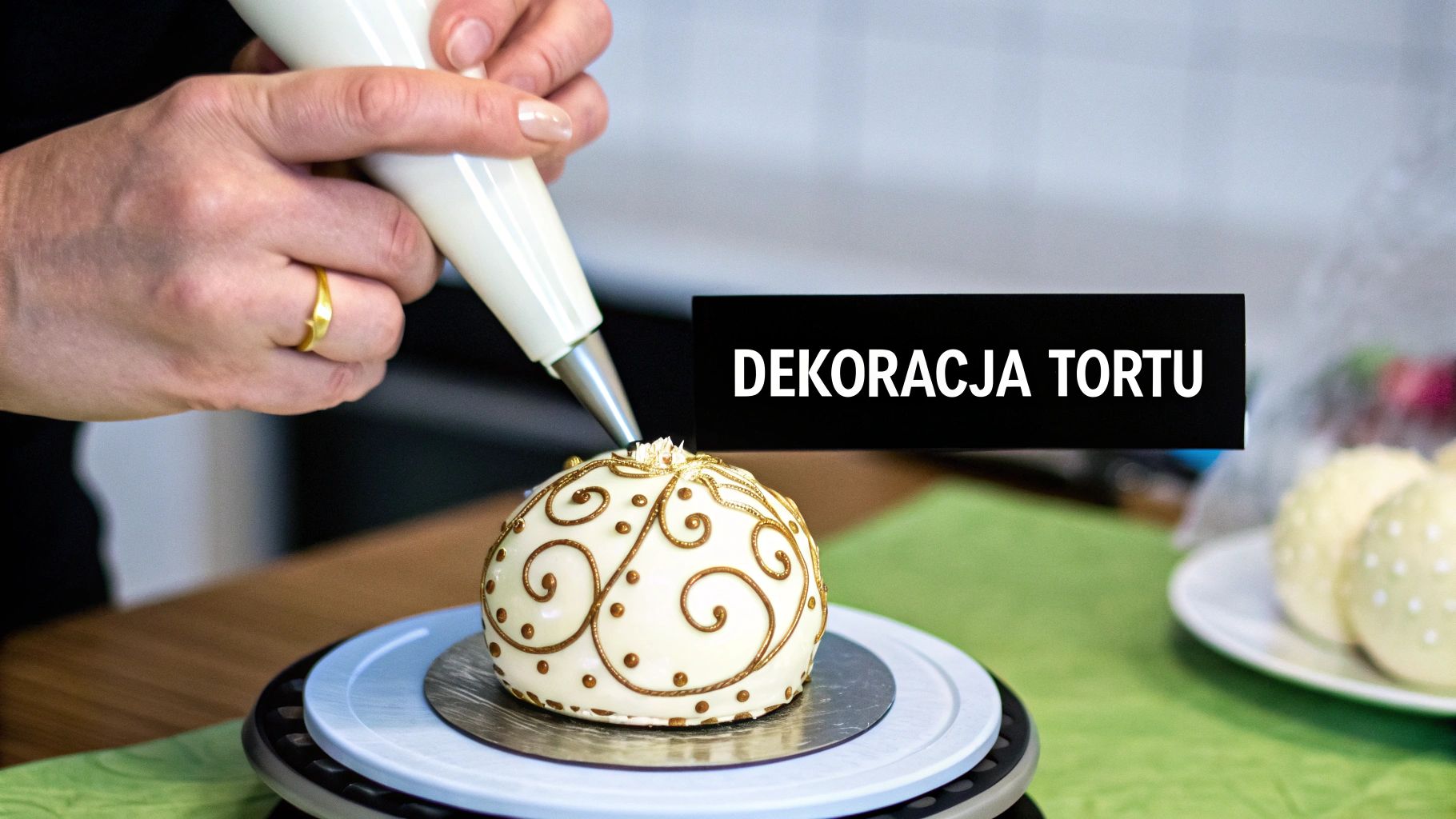 Tort w kształcie piłki