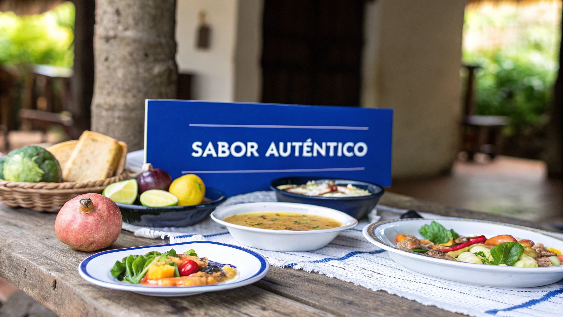 Un plato típico de la bandera dominicana
