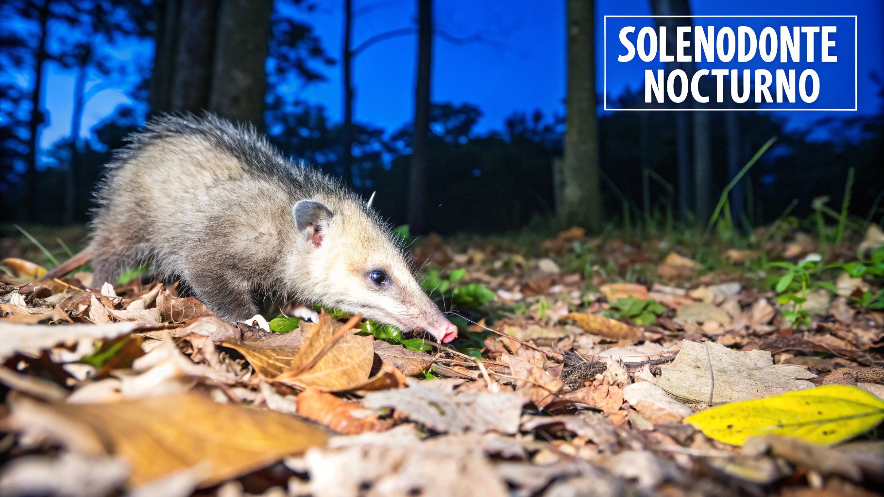 Solenodonte de La Española (Solenodon paradoxus)