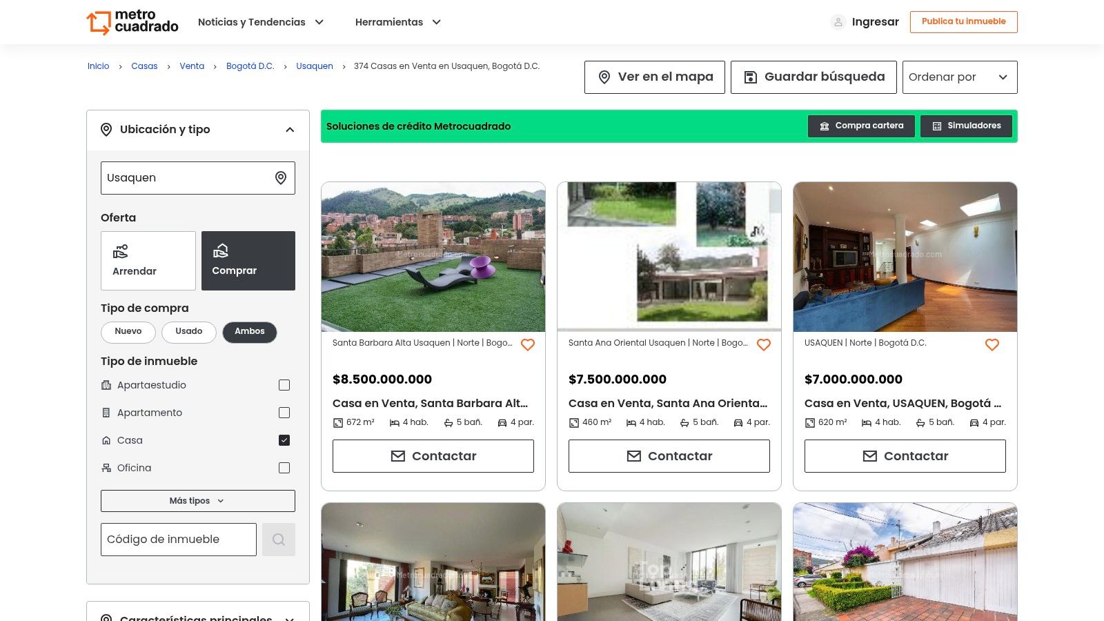 Casas en venta en Bogotá, Colombia - Usaquén Colonial House