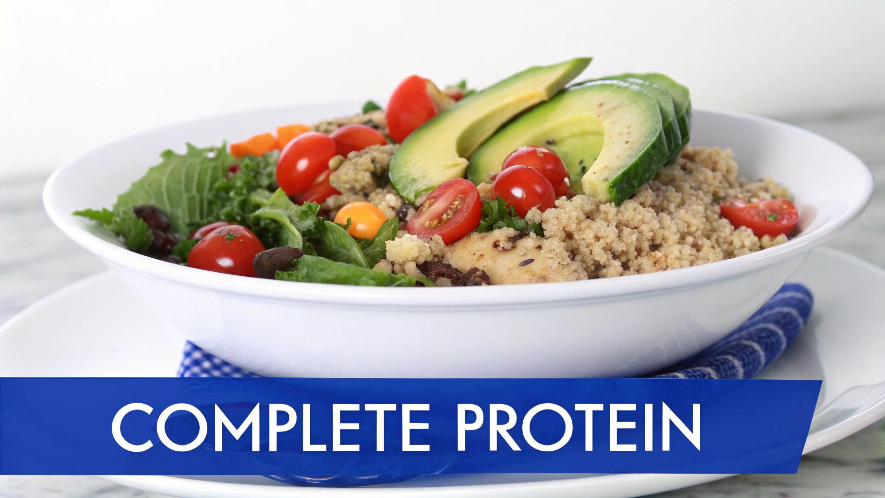 Quinoa Power Bowl with Soft Vegetables