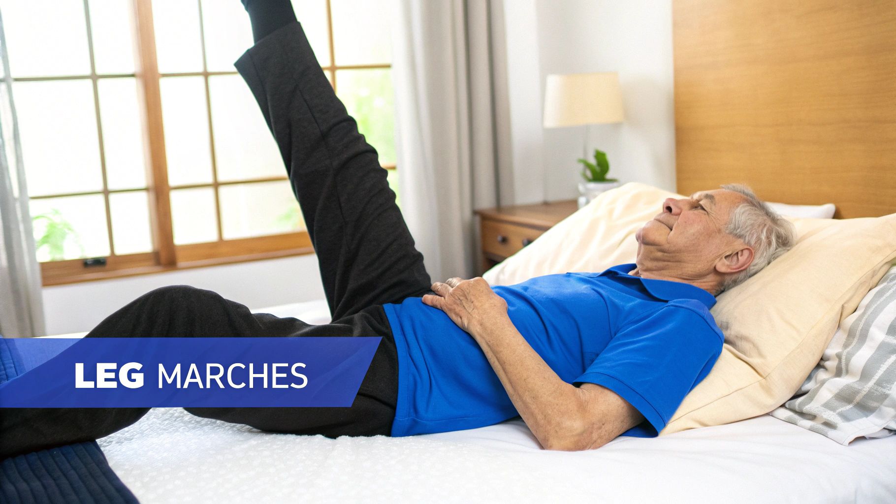 Supine Marching (Knee to Chest)