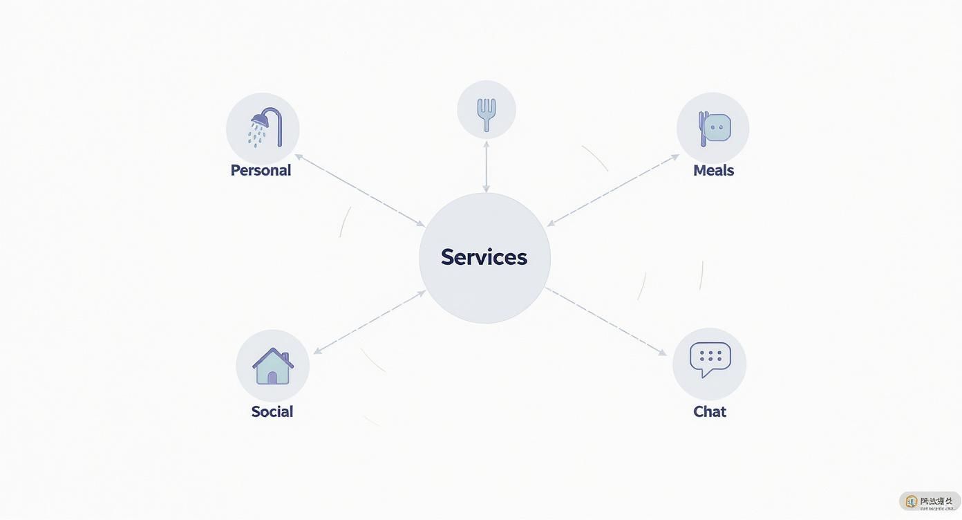 Infographic about what is non medical home care