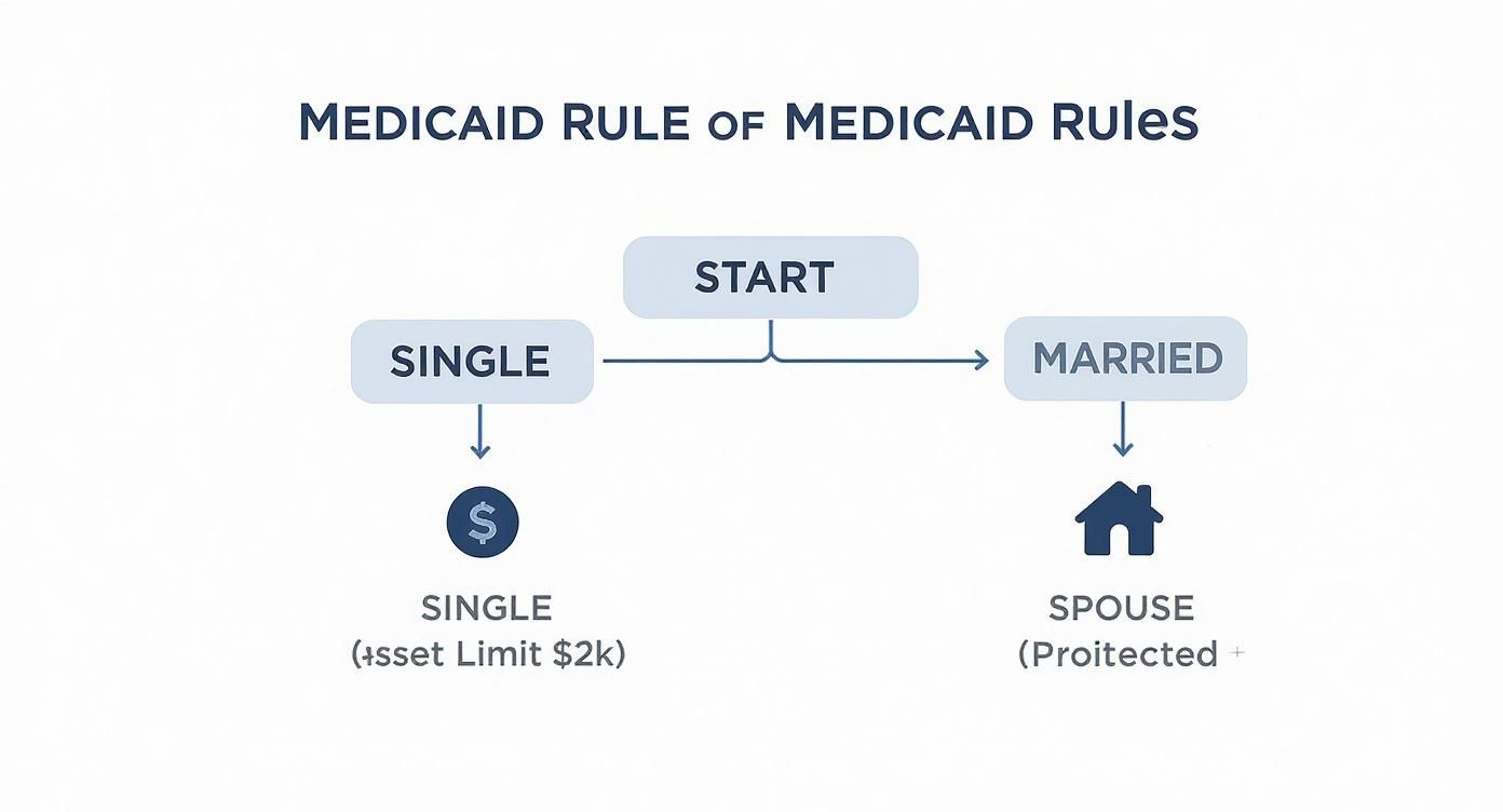 Infographic about how to protect assets from nursing homes