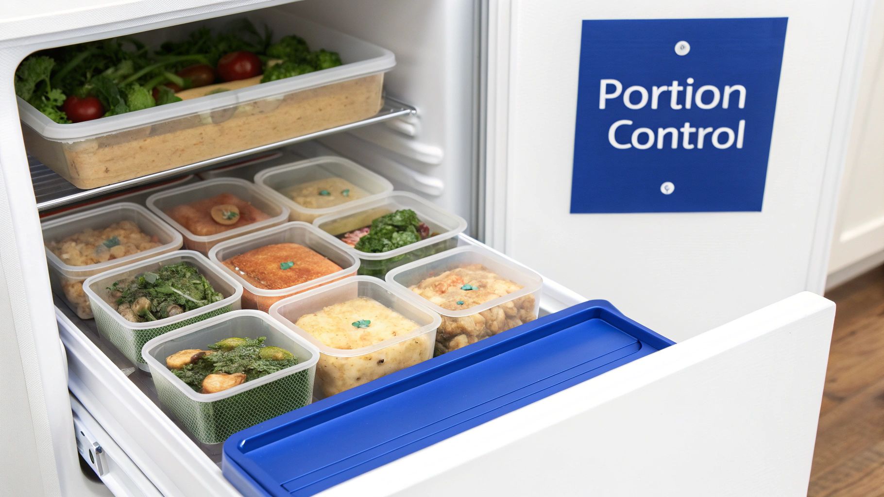 Portion Control and Freezer Organization