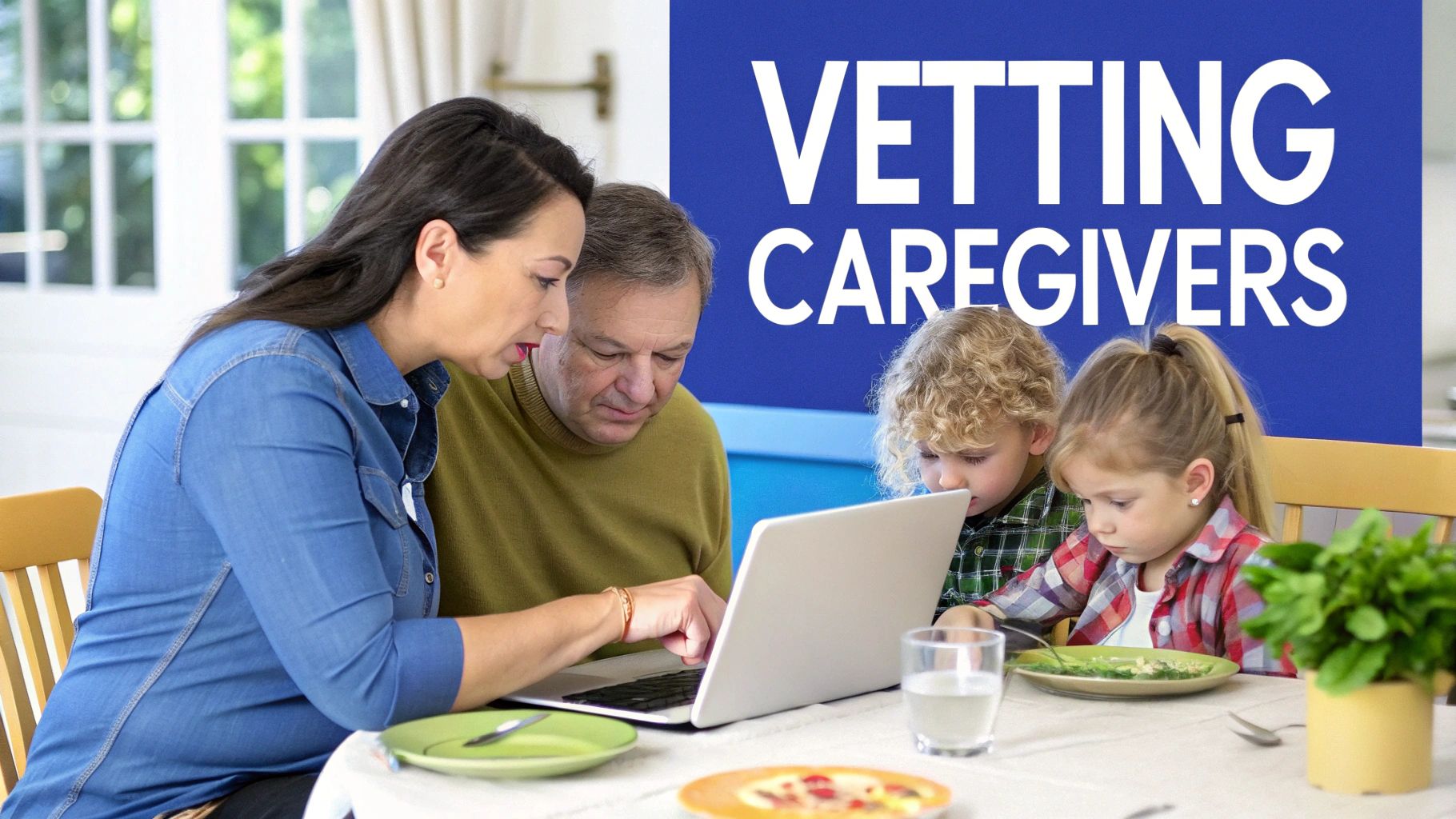 A professional caregiver warmly greets an elderly person at their front door.