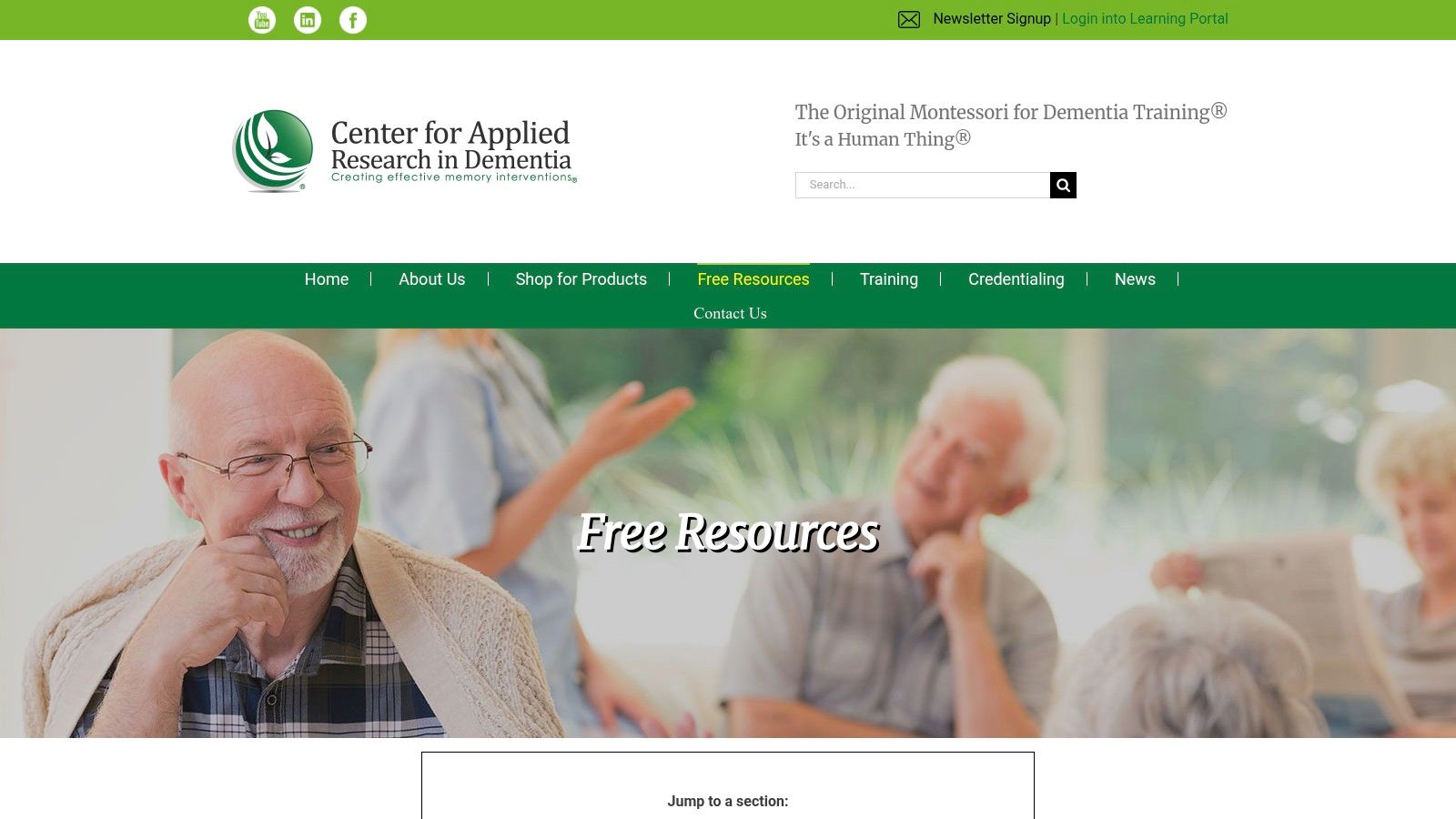 CARD – Center for Applied Research in Dementia (Montessori-Inspired)