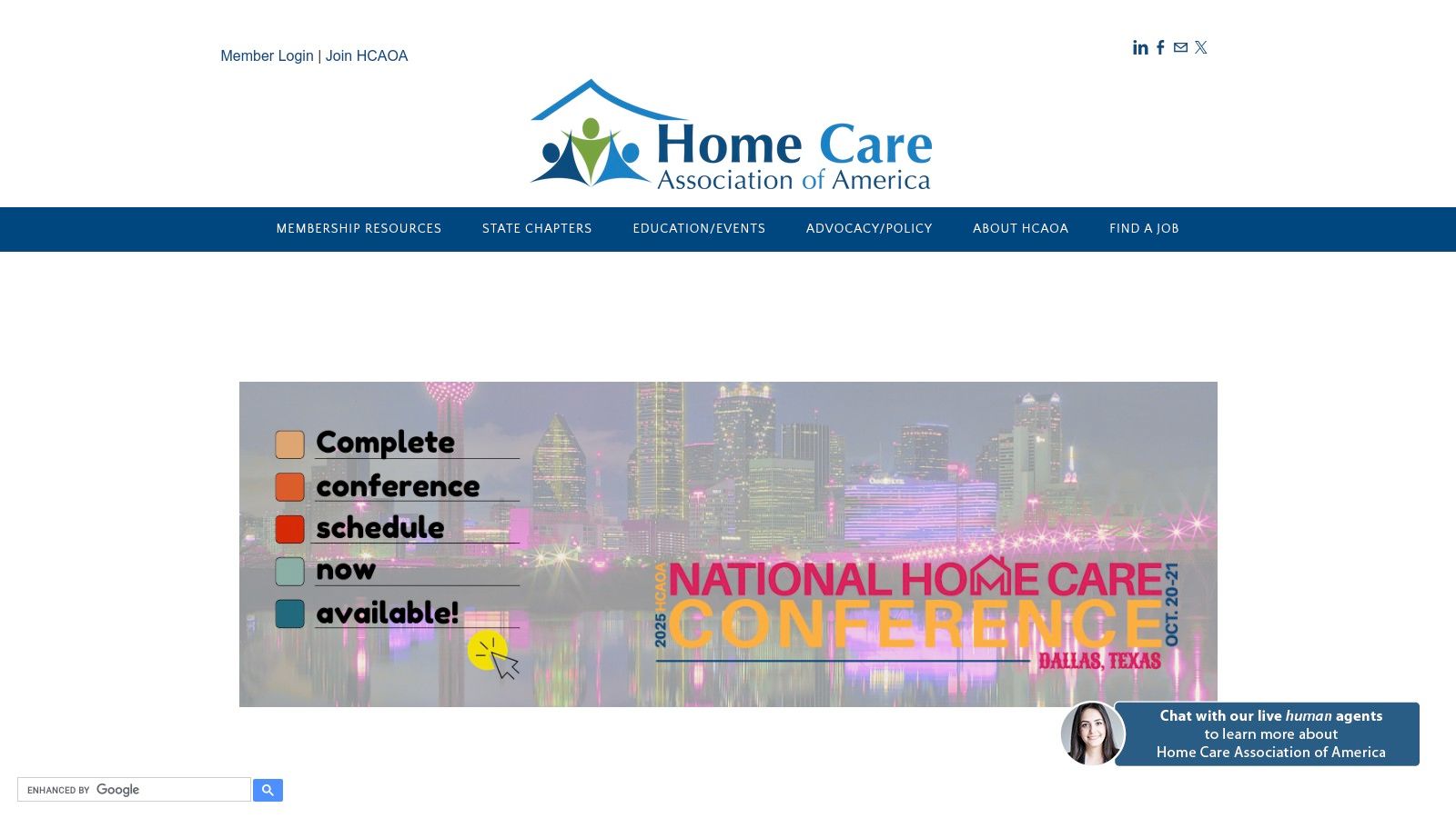 Home Care Association of America (HCAOA) – Find a Provider