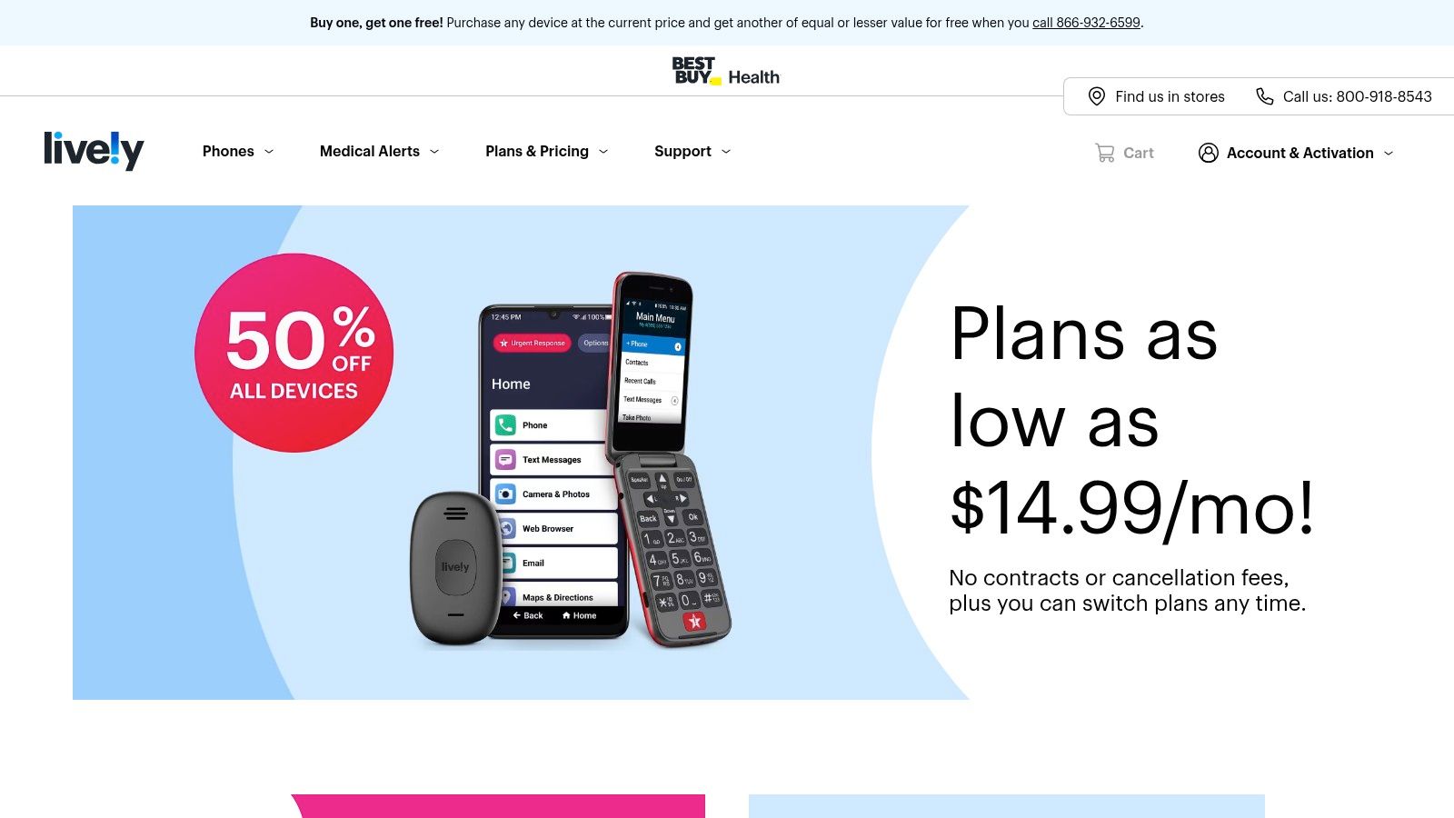 GreatCall Lively Mobile Plus