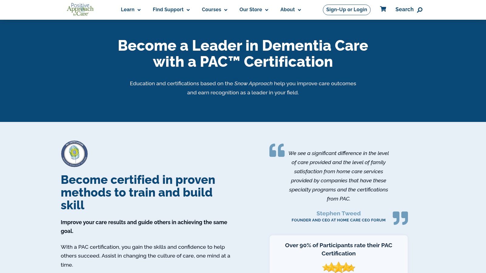 Positive Approach to Care (Teepa Snow)