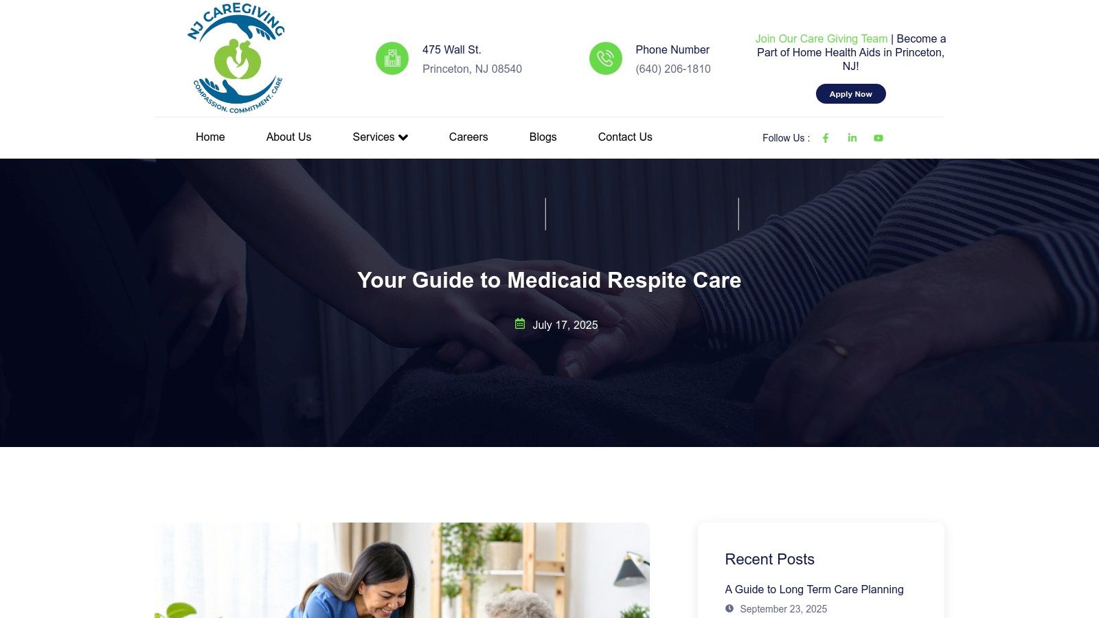 Your Guide to Medicaid Respite Care