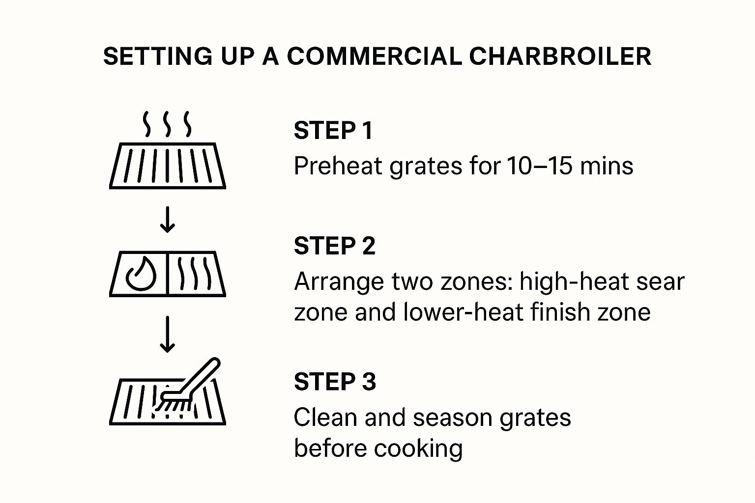 Infographic about how to grill perfect steaks