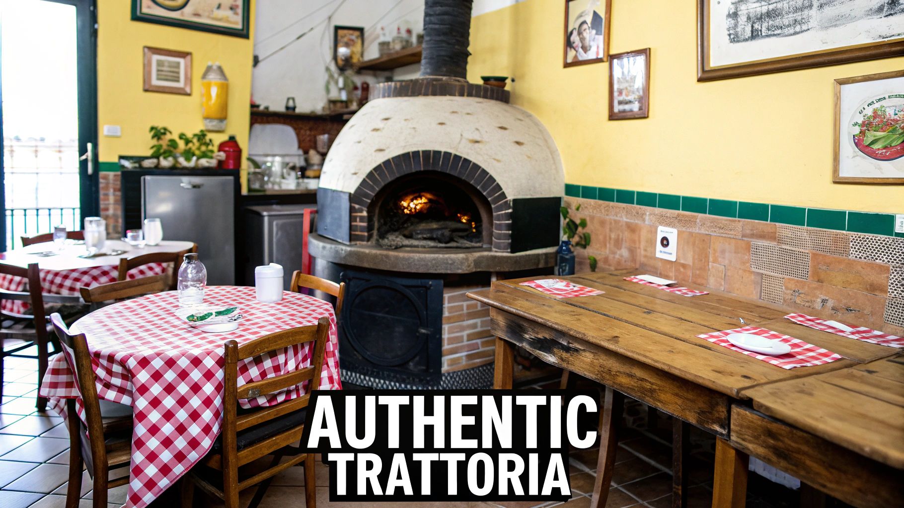 Authentic Italian Trattoria Style