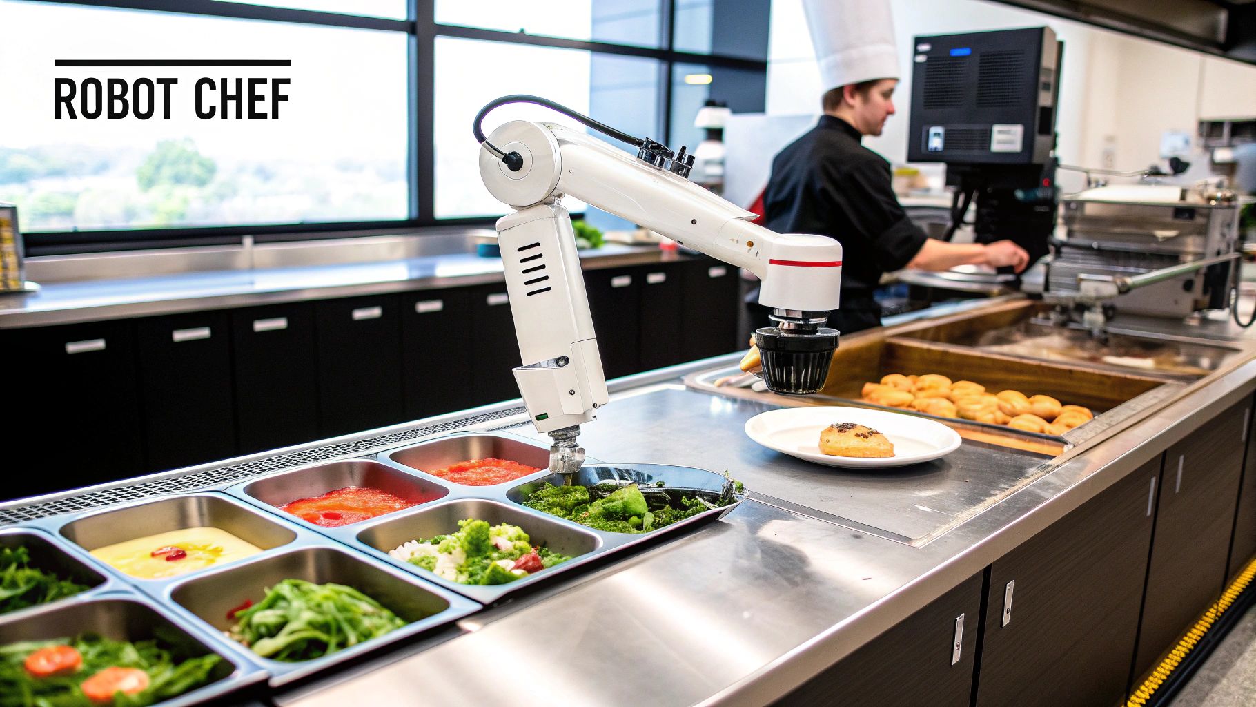 AI-Powered Kitchen Automation and Robotics