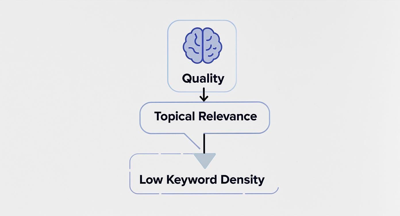 Infographic about how many keywords for seo