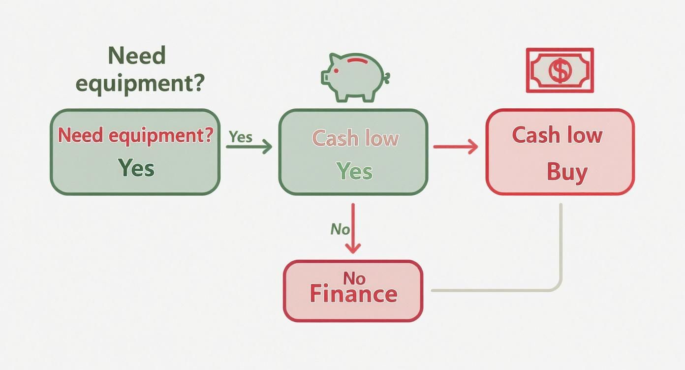 Infographic about restaurant equipment financing