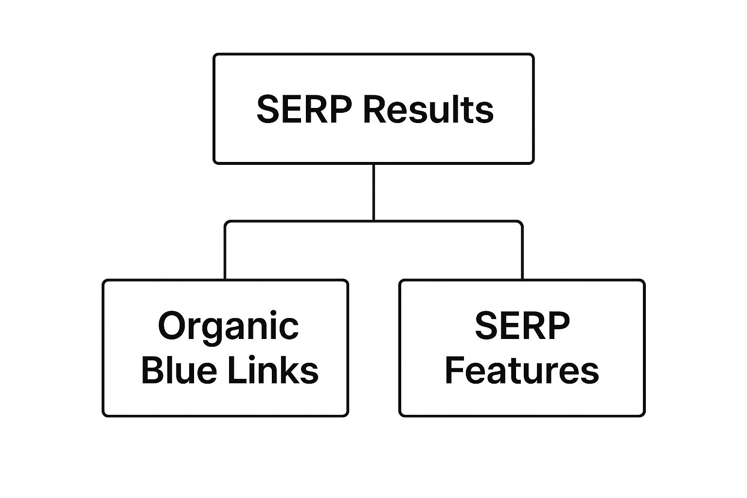 Infographic about what is a serp feature