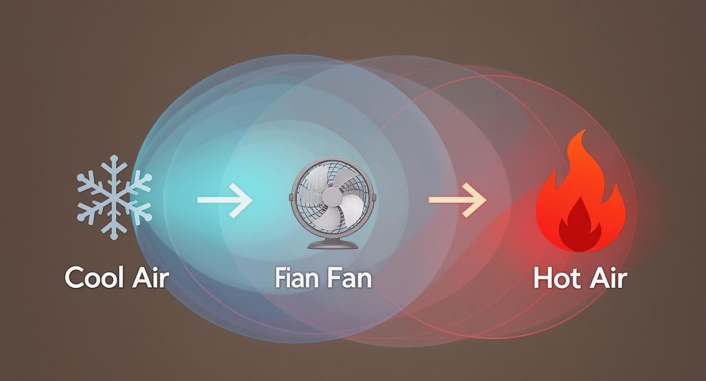 Infographic about what is a convection oven
