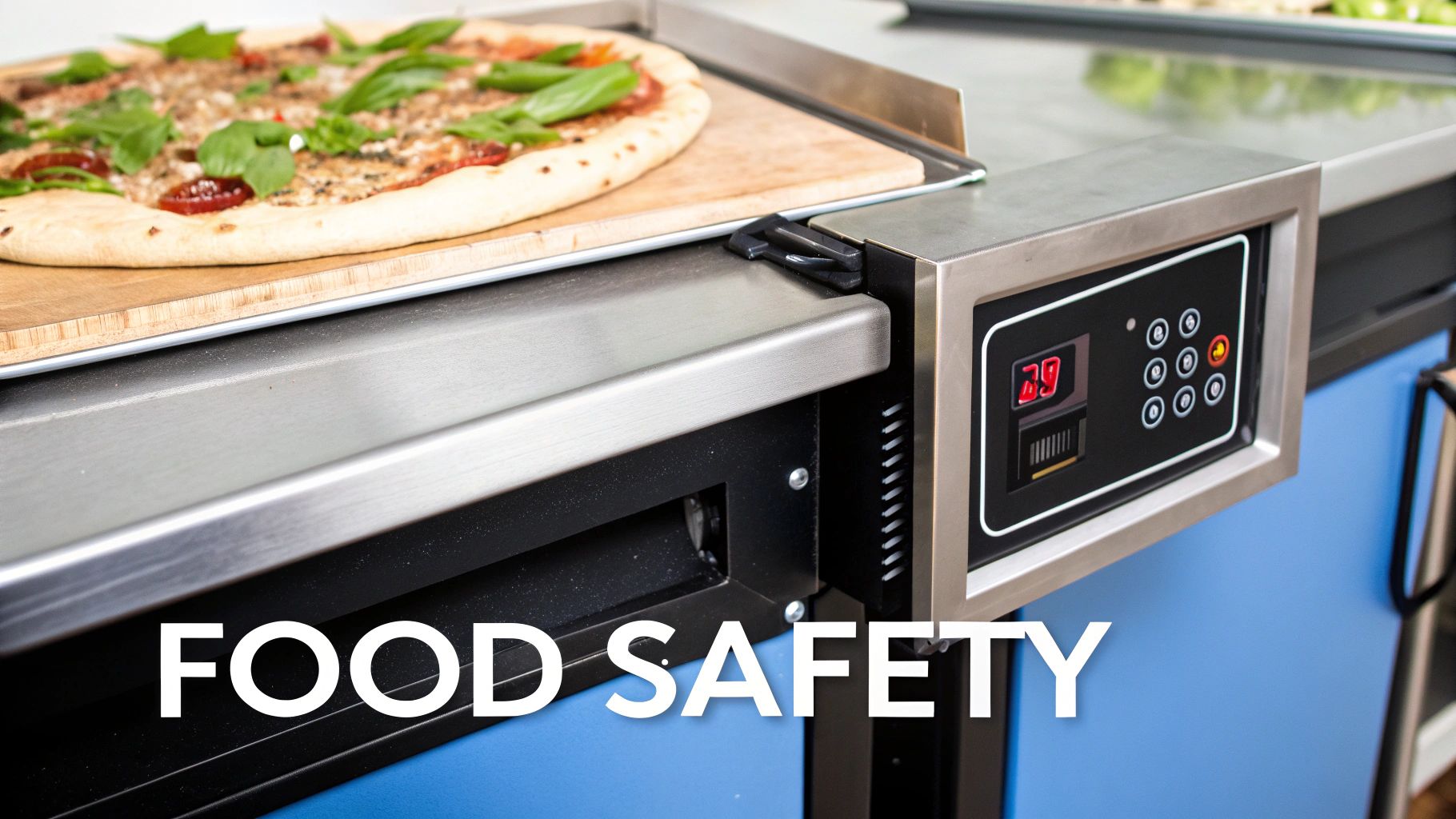 A high-quality, durable under counter refrigerator with a stainless steel finish.