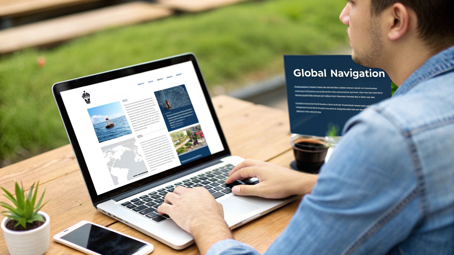 Clear and Consistent Global Navigation