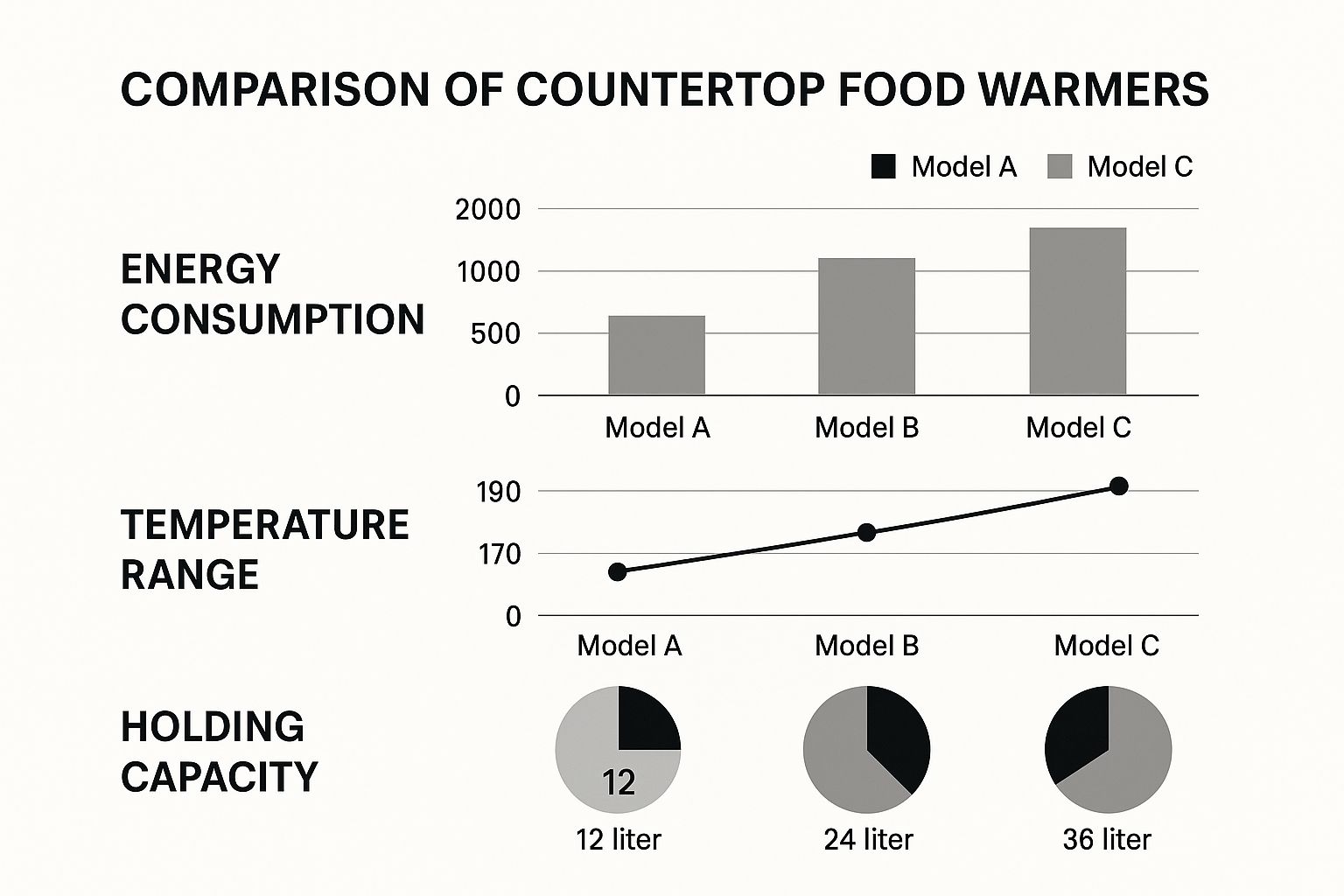 Infographic about commercial countertop food warmer