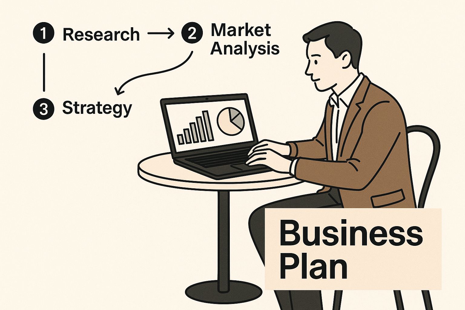 Infographic about how to open a small restaurant