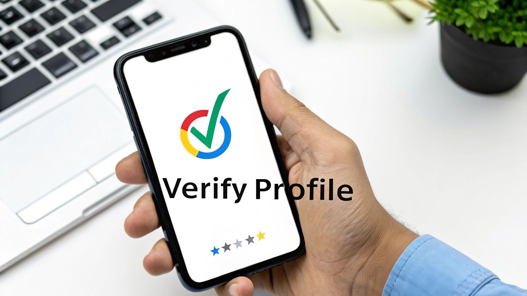 A detailed Google Business Profile for a local business shown on a smartphone screen.