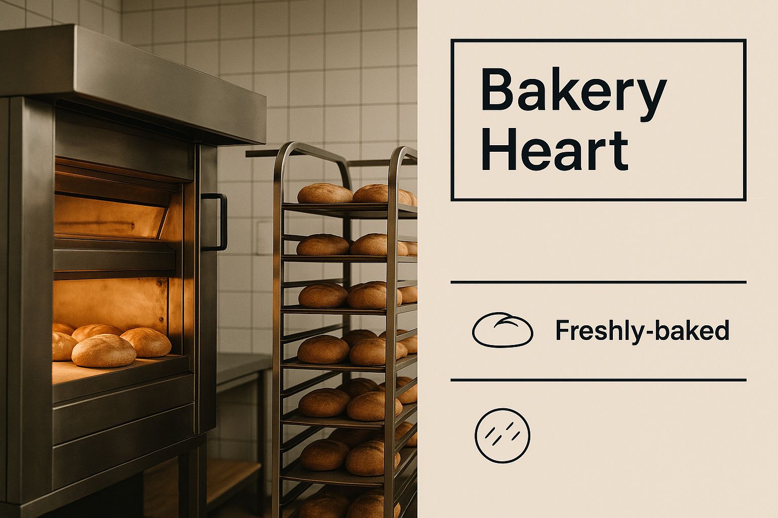 Infographic about commercial ovens for bakery