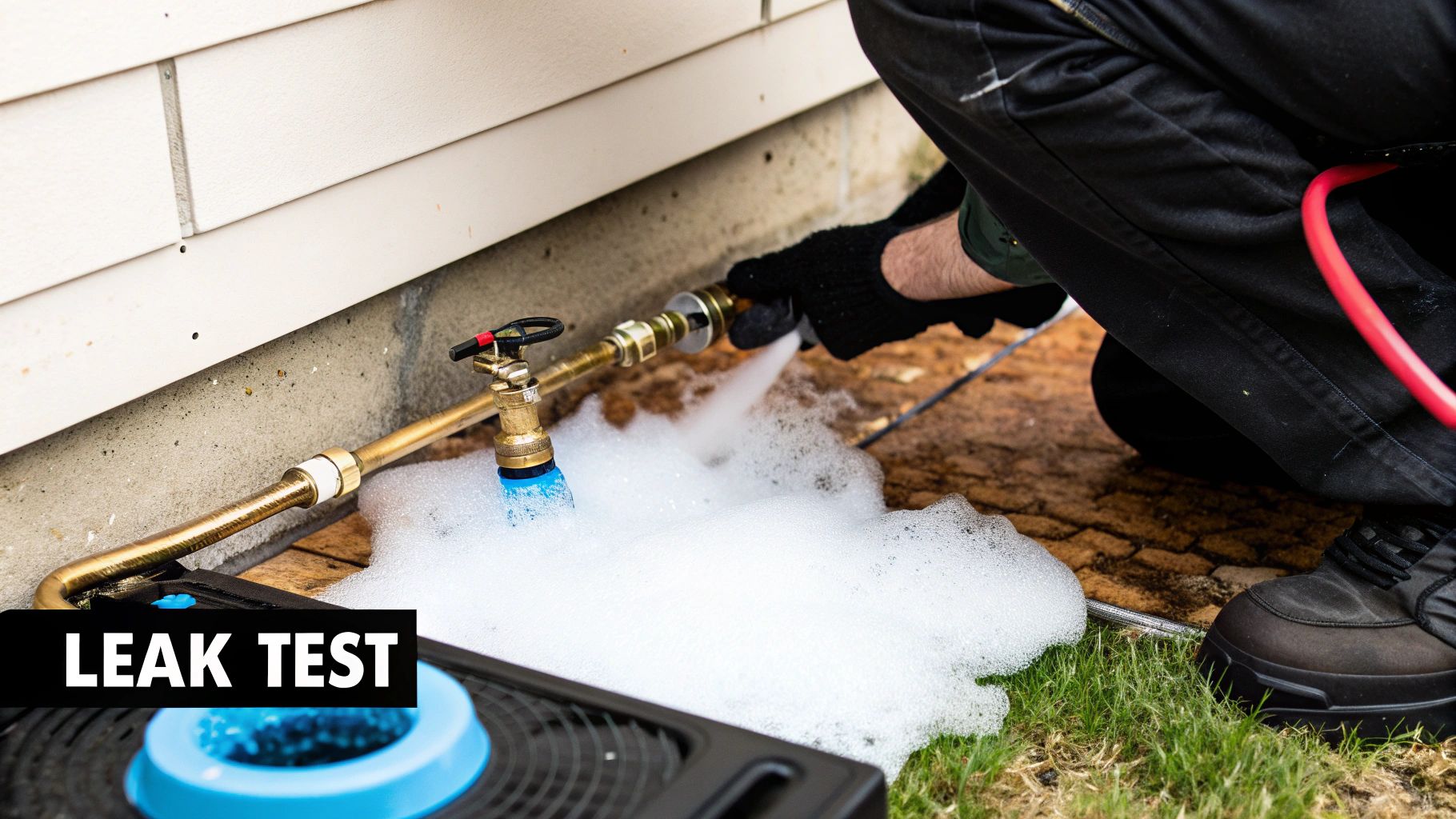 A close-up of a blue gas flame on a commercial stove, indicating a perfect air-fuel mixture.