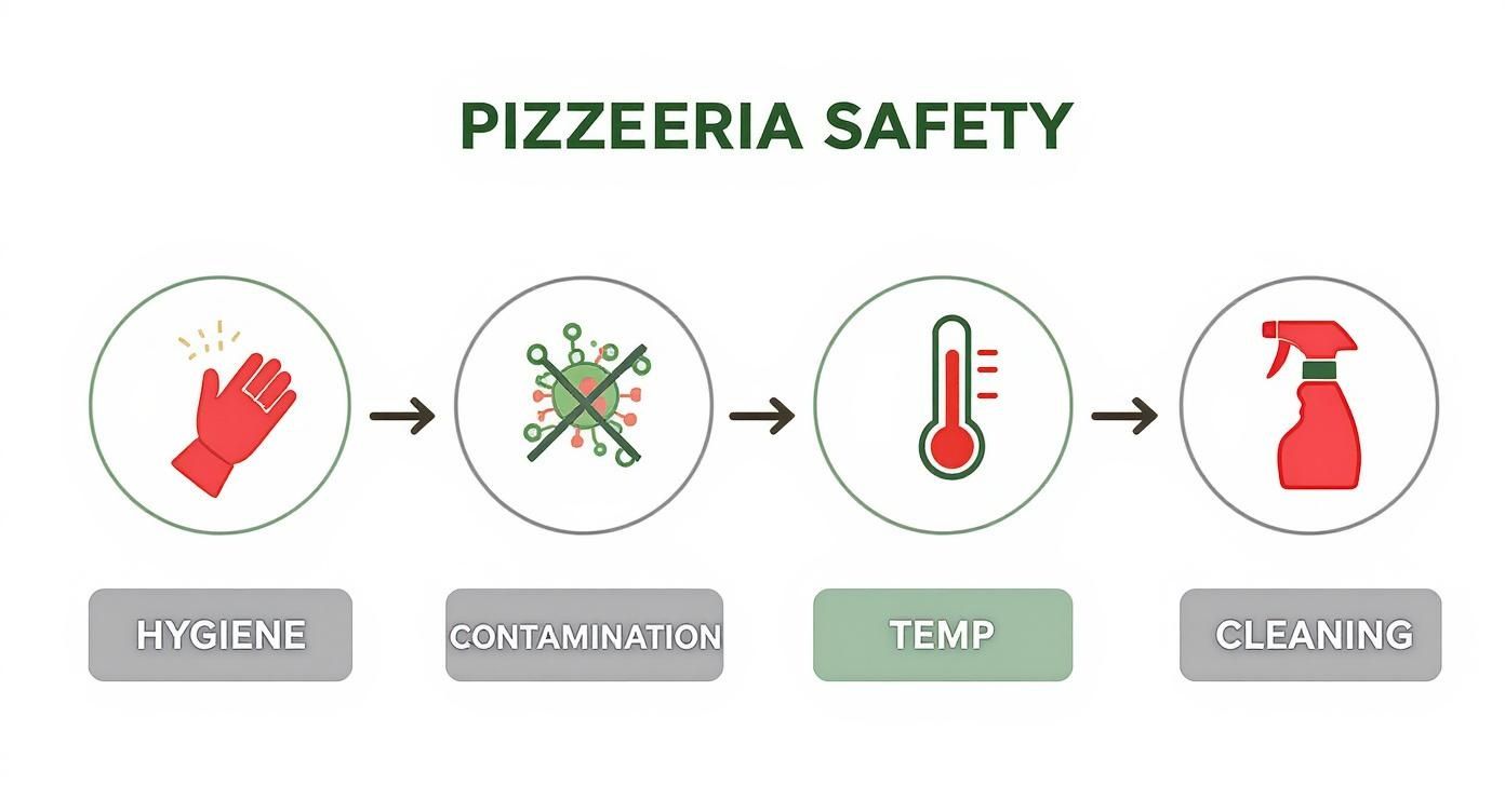 Infographic about food safety training for employees