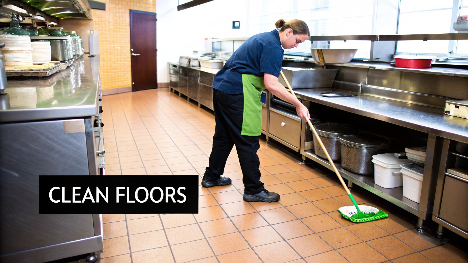 Floor Cleaning and Sanitizing