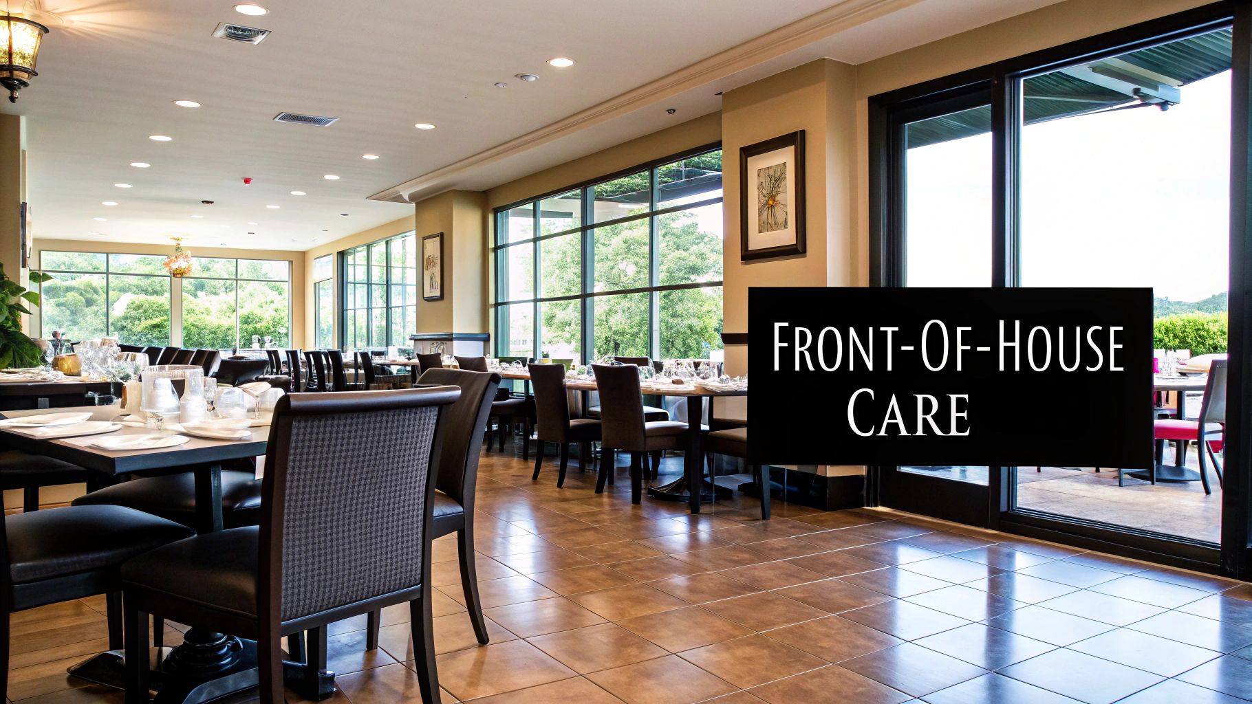 Dining Room and Front-of-House Maintenance