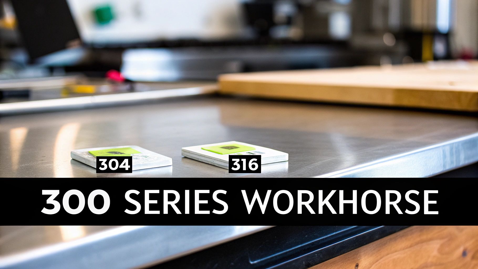 A busy commercial kitchen with stainless steel prep tables and equipment