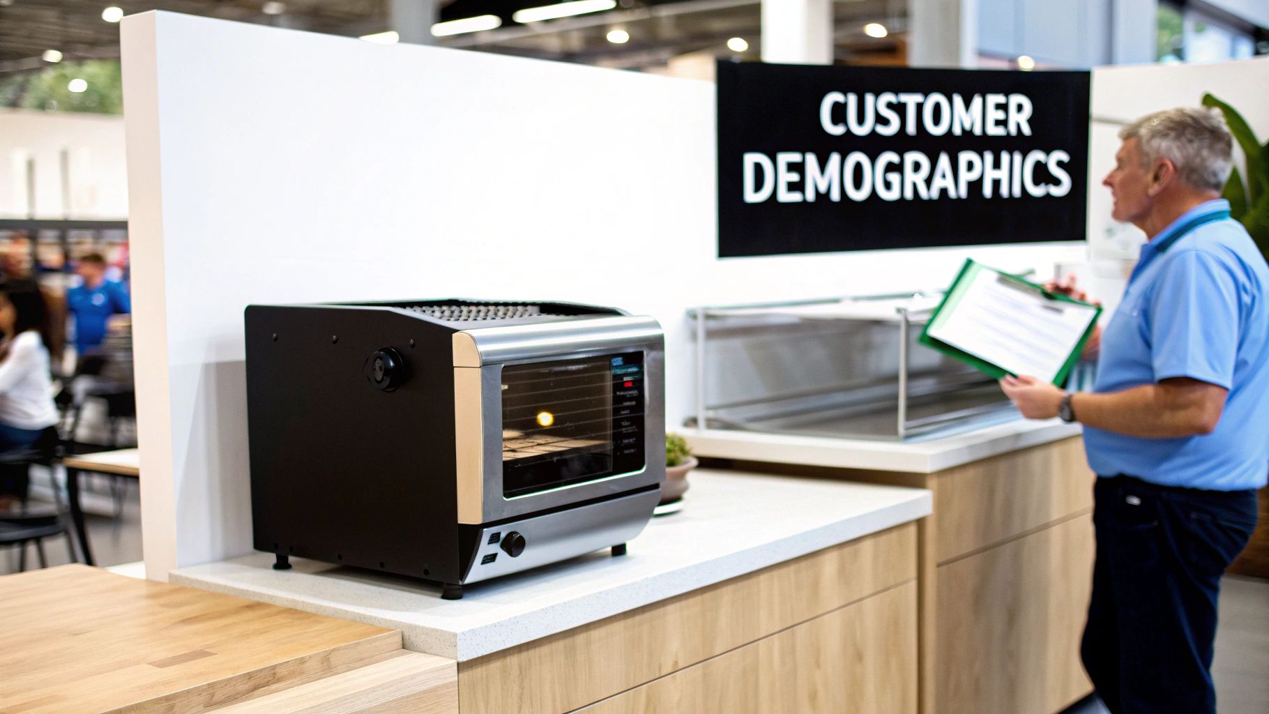 An image showing a diverse group of people's faces, representing different demographics like age, gender, and ethnicity.