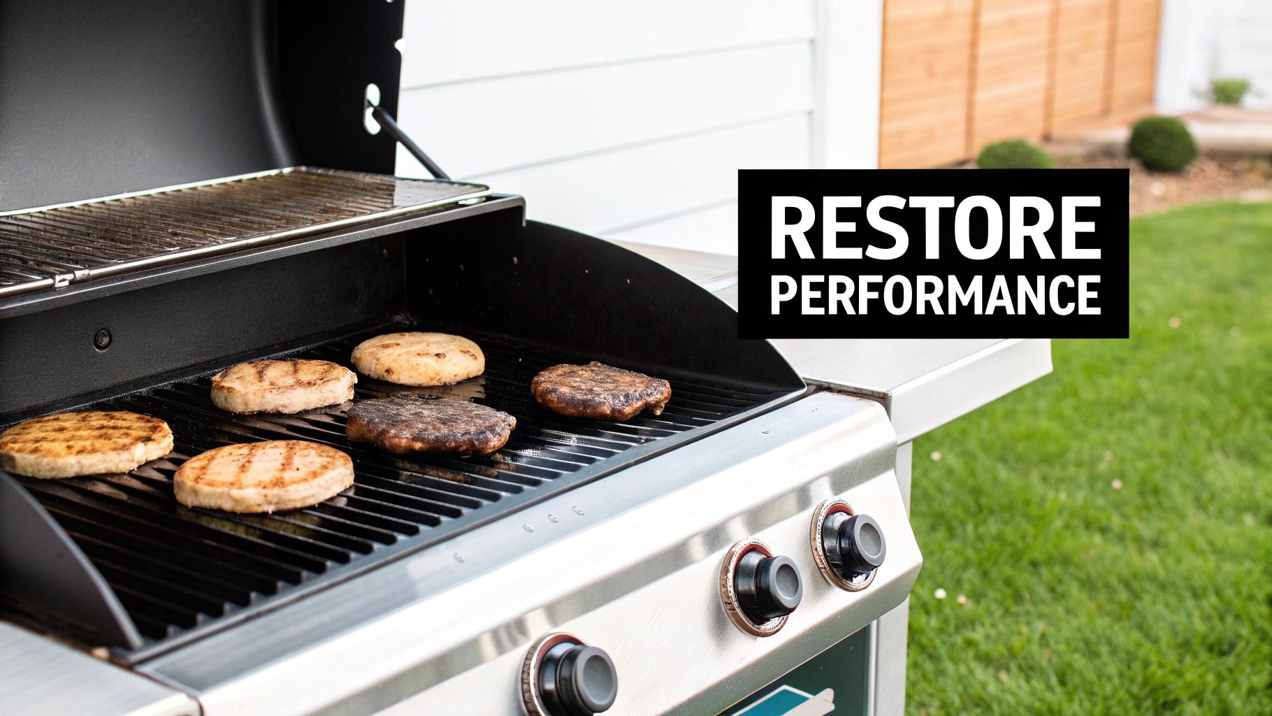 A chef cleaning a stainless steel prep table in a professional kitchen.