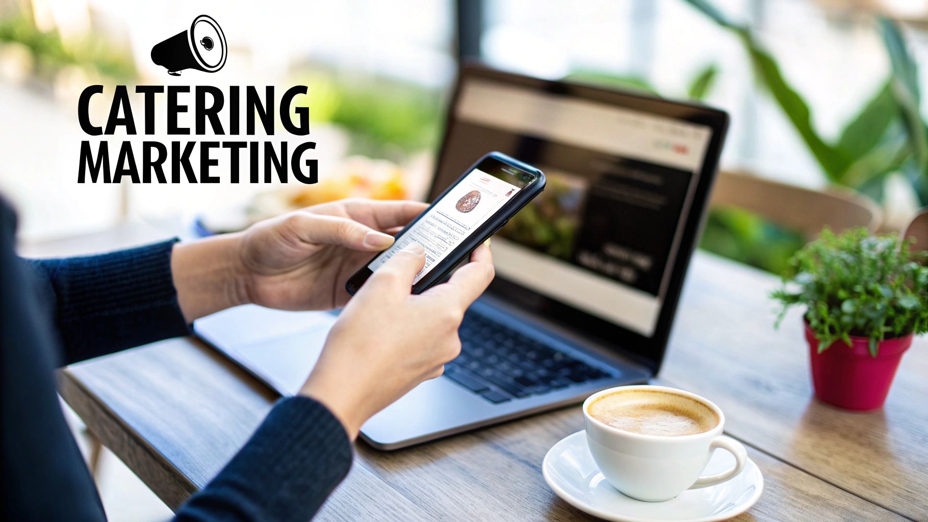A caterer presenting a beautifully arranged platter of appetizers at an event