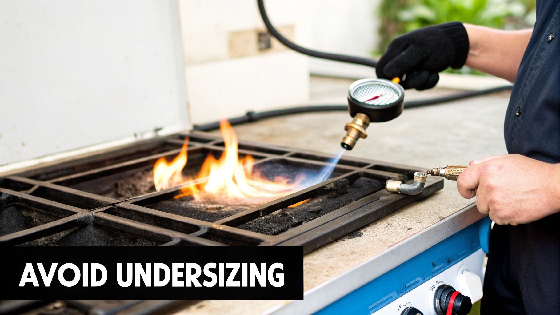 A restaurant kitchen with stainless steel equipment.