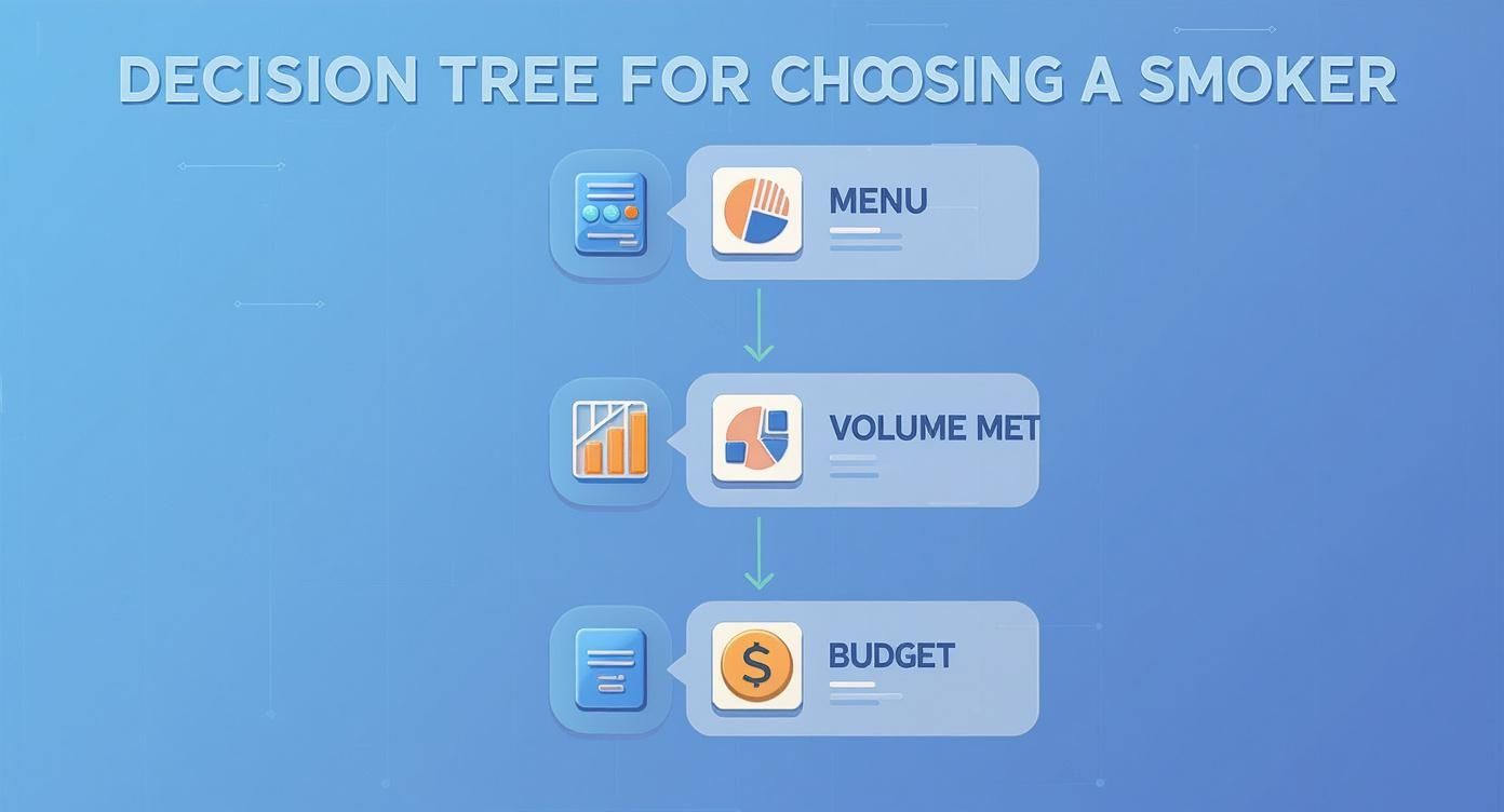 Infographic about commercial smokers for restaurants