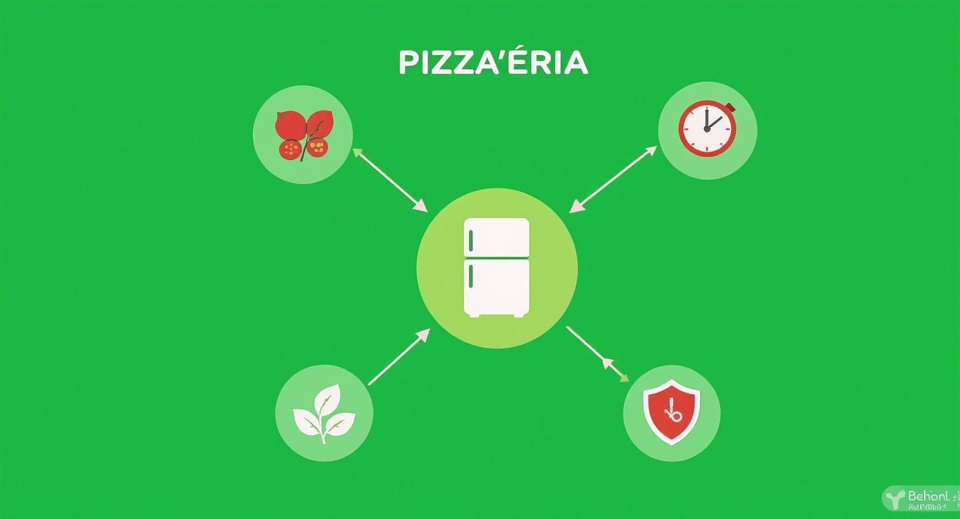 Infographic about under counter refrigerator