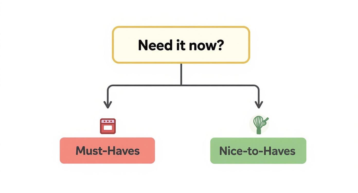 Infographic about affordable restaurant equipment