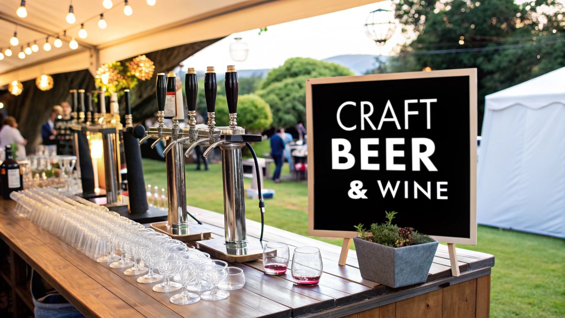 Local Craft Beer and Wine Garden
