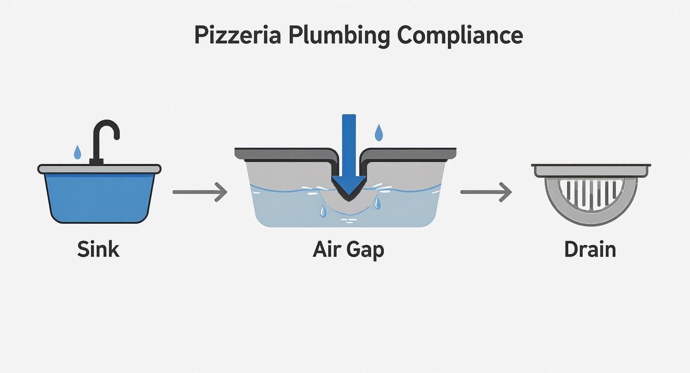 Infographic about 3 compartment sink drain