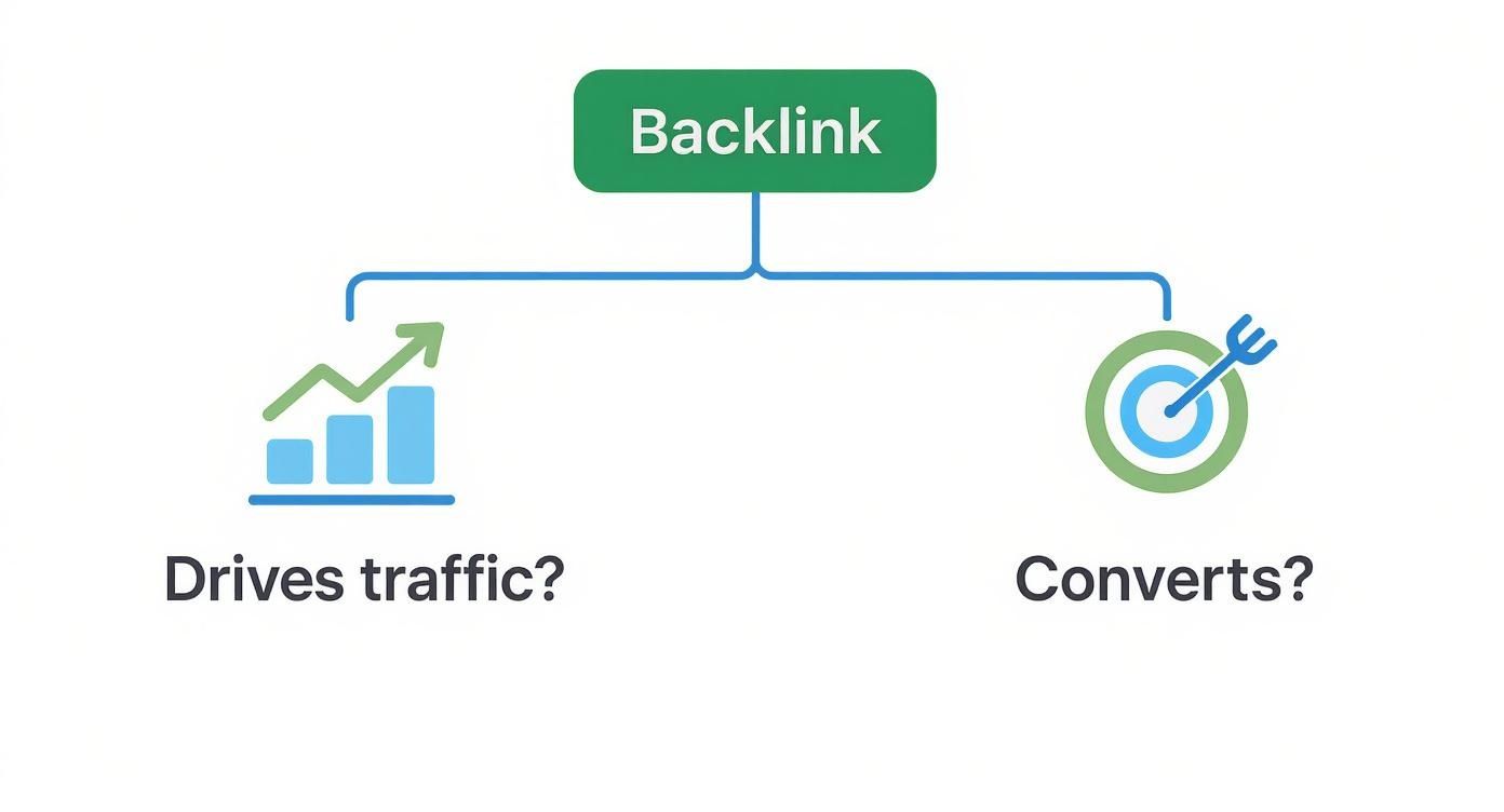 Infographic about how to check backlinks in google
