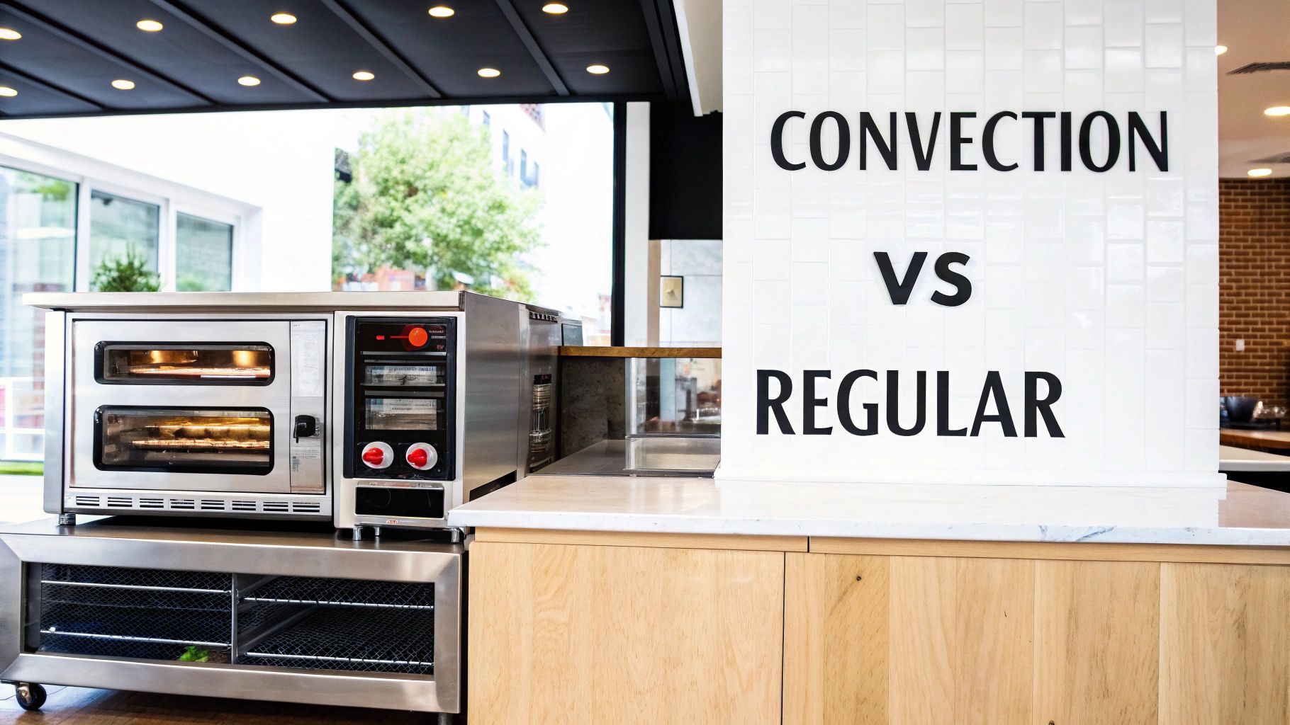 Convection vs Regular Oven Diagram